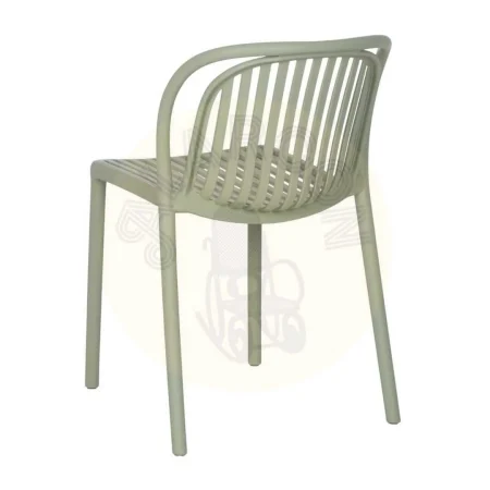 Silla apilable de polipropileno verde para exterior 51x57x78cm - Ixia - 613683IX - foto-secundaria-3