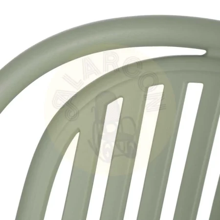 Silla apilable de polipropileno verde para exterior 51x57x78cm - Ixia - 613683IX - foto-secundaria-6