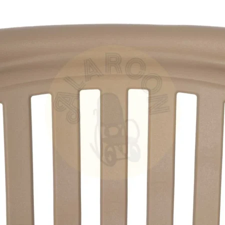 Silla apilable de polipropileno beige para exterior 51x57x78cm - Ixia - 613684IX - foto-secundaria-9