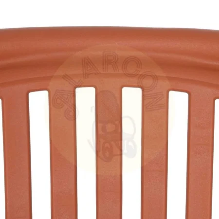Silla apilable de polipropileno color terracota para exterior certificada EN581 51x57x78cm - Ixia - 613685IX - foto-secundaria-9