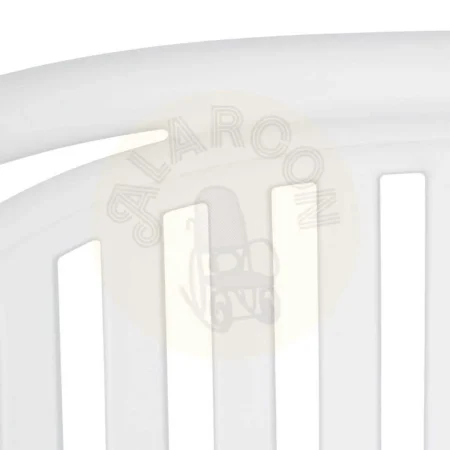 Silla apilable de polipropileno blanca apta para exterior normativa EN581 57x57x78cm - Ixia - 613686IX - foto-secundaria-10