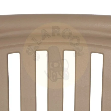 Silla apilable de polipropileno beige para exterior 57x57x78cm - Ixia - 613688IX - foto-secundaria-10
