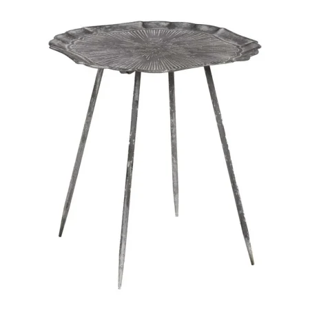 Mesita gris de metal 55x55x61cm - Ixia - 613694IX - foto-blanco