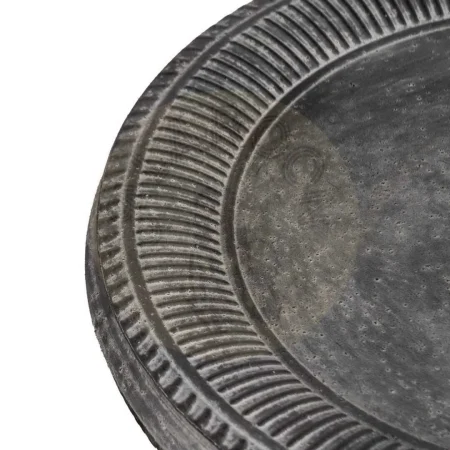 Mesita auxiliar de metal gris 45.50x45.50x73.50cm - Ixia - 613695IX - foto-secundaria-2