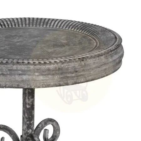 Mesita auxiliar de metal gris 36x36x61cm - Ixia - 613696IX - foto-secundaria-4