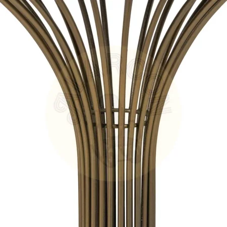 Mesita de metal color oro con espejo 42x42x65cm - Ixia - 613711IX - foto-secundaria-3