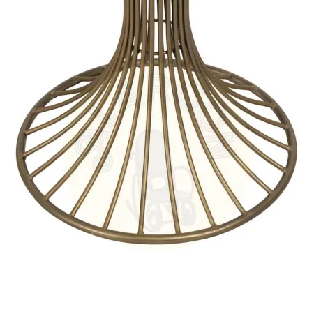 Mesita de metal color oro con espejo 42x42x65cm - Ixia - 613711IX - foto-secundaria-4