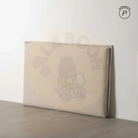Cabecero desenfundable de tejido beige con relleno de foam 160x8x100cm - Ixia - 613730IX - foto-secundaria-7