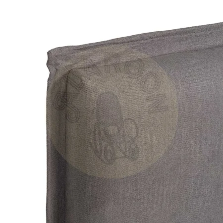 Cabecero tapizado en tejido taupe desenfundable con relleno de foam y estructura de madera contrachapada 160x8x100cm - Ixia - 613731IX - foto-secundaria-1