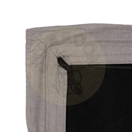 Cabecero tapizado en tejido taupe desenfundable con relleno de foam y estructura de madera contrachapada 160x8x100cm - Ixia - 613731IX - foto-secundaria-5