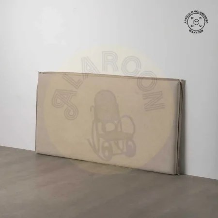 Cabecero desenfundable tapizado en tejido 100% poliéster beige 190x8x100cm - Ixia - 613732IX - foto-secundaria-7