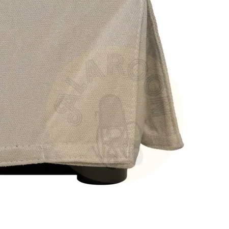 Cama canapé desenfundable beige con tejido 100% poliéster y relleno de espuma para colchón 196x215x97cm - Ixia - 613735IX - foto-secundaria-8