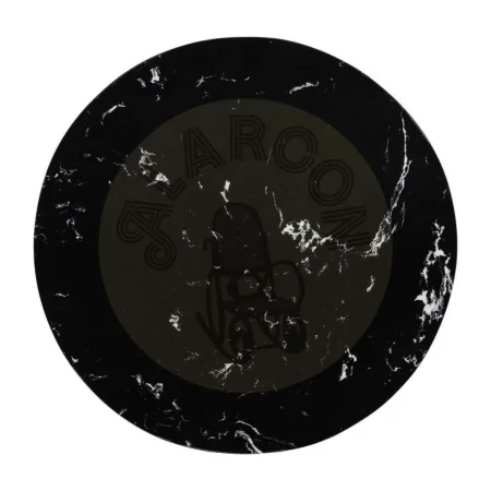 Mesita auxiliar negra en metal y mármol 45x45x46cm - Ixia - 613980IX - foto-secundaria-5