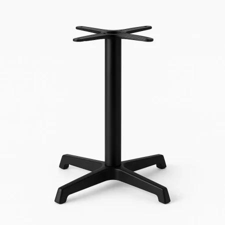 Patas de mesa en hierro fundido negro estilo contract 62x62x72cm - Ixia - 614059IX - foto-blanco