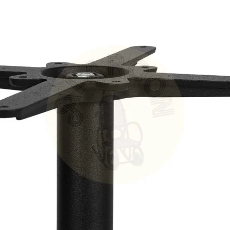 Patas de mesa en hierro fundido negro estilo contract 62x62x72cm - Ixia - 614059IX - foto-secundaria-1