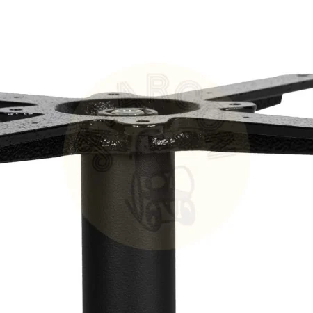 Patas para mesa en hierro fundido negro y oro estilo contract 45x45x72cm - Ixia - 614061IX - foto-secundaria-2