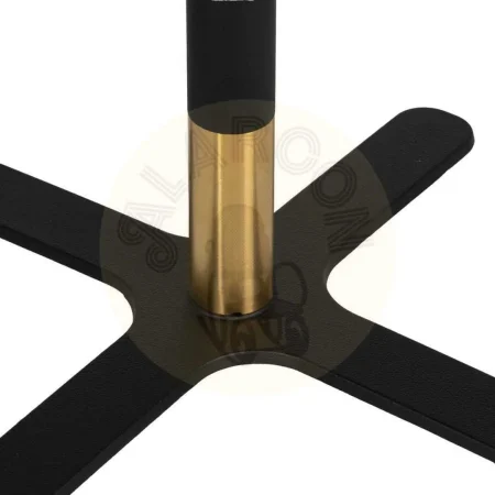 Patas para mesa en hierro fundido negro y oro estilo contract 45x45x72cm - Ixia - 614061IX - foto-secundaria-4