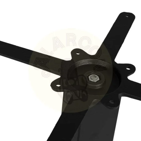 Patas para mesa en hierro negro aptas para tableros cuadrados hasta y redondos hasta 80cm 43x43x72cm - Ixia - 614062IX - foto-secundaria-1
