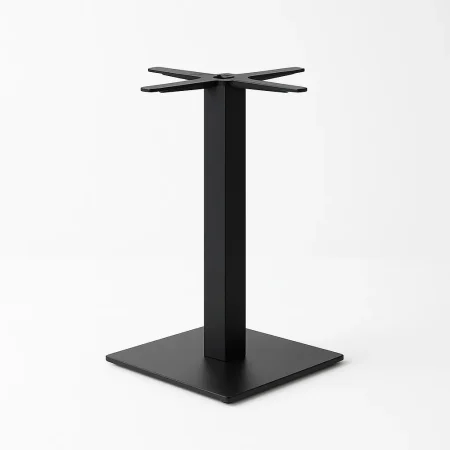 Patas para mesa en hierro negro estilo contract 45x45x72cm - Ixia - 614063IX - foto-blanco