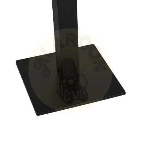 Patas para mesa en hierro negro estilo contract 45x45x72cm - Ixia - 614063IX - foto-secundaria-2