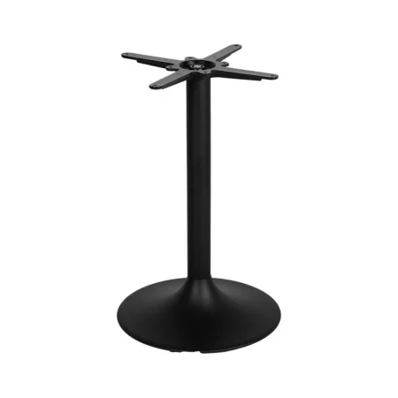 Patas para mesa en hierro fundido negro estilo contract aptas para tableros cuadrados y redondos 45x45x72cm - Ixia - 614065IX - foto-blanco