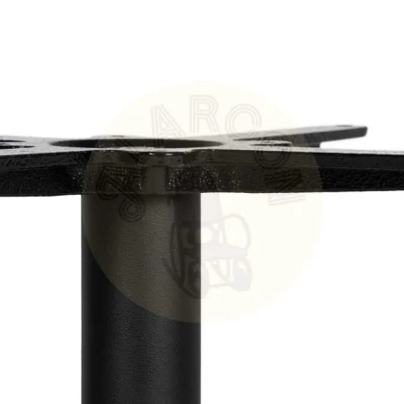 Patas para mesa en hierro fundido negro estilo contract aptas para tableros cuadrados y redondos 45x45x72cm - Ixia - 614065IX - foto-secundaria-2