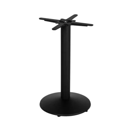 Patas para mesa en hierro negro contract aptas para tableros cuadrados y redondos 43x43x72cm - Ixia - 614066IX - foto-blanco