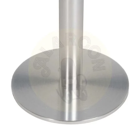 Patas para mesa en aluminio cromo aptas para exterior y para tableros cuadrados y redondos 45x45x72cm - Ixia - 614067IX - foto-secundaria-3