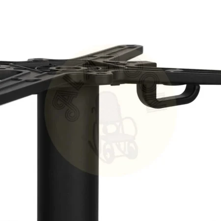 Patas para mesa en aluminio negro con gancho para bolso aptas para exterior 66x66x72cm - Ixia - 614069IX - foto-secundaria-2