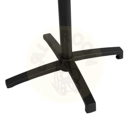 Patas plegables para mesa en aluminio negro con colgador para bolso aptas para uso exterior 67x67x72cm - Ixia - 614071IX - foto-secundaria-8