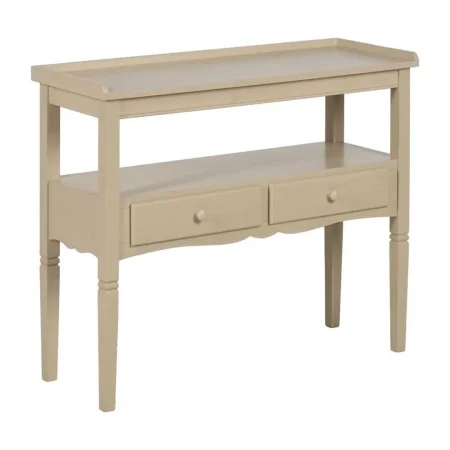 Consola crema en DM con cajones 90x33x75cm - Ixia - 614088IX - foto-blanco