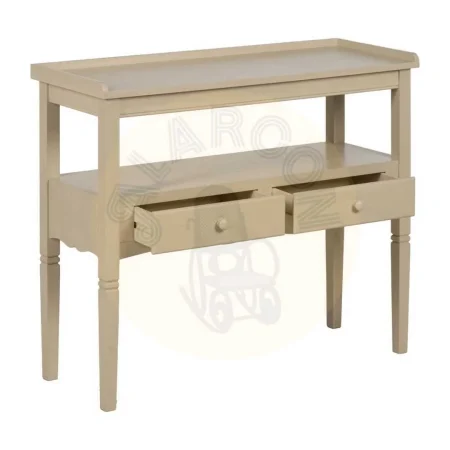 Consola crema en DM con cajones 90x33x75cm - Ixia - 614088IX - foto-secundaria-1