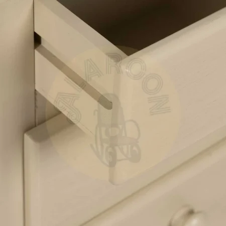 Mesita en DM color crema con cajón 43x33x66cm - Ixia - 614089IX - foto-secundaria-3