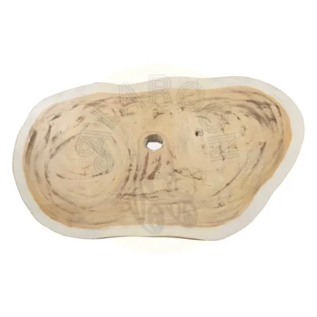 Mesa de centro blanco rozado en madera de suar 100x70x45cm - Ixia - 614100IX - foto-secundaria-5