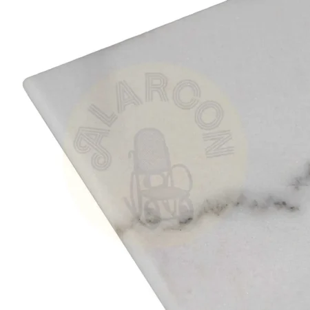 Tablero de mesa cuadrado en mármol blanco 70x70x1.80cm - Ixia - 614124IX - foto-secundaria-2