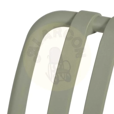 Silla apilable verde de polipropileno 56x57x81cm - Ixia - 614309IX - foto-secundaria-5