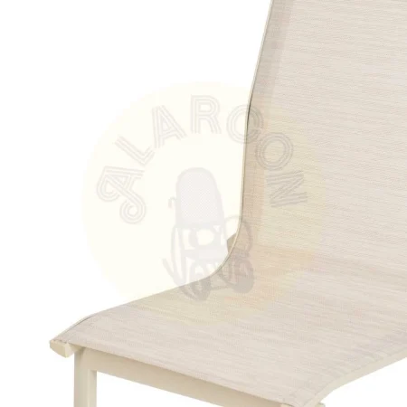 Silla apilable de aluminio y textileno 49x62x90cm - Ixia - 614436IX - foto-secundaria-3