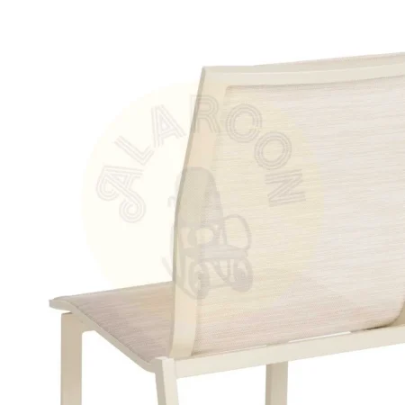 Silla apilable de aluminio y textileno 49x62x90cm - Ixia - 614436IX - foto-secundaria-6