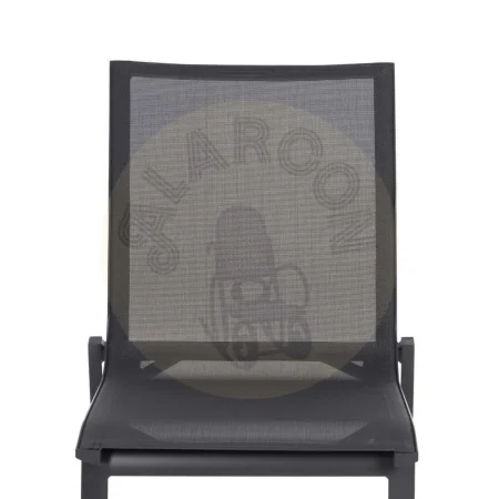 Silla apilable de aluminio y textileno para exterior 49x62x90cm - Ixia - 614437IX - foto-secundaria-3