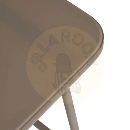Conjunto jardín exterior en acero 1 sofá 2 sillones y mesa de centro con tablero de cristal templado 1x0x0cm - Ixia - 614443IX - foto-secundaria-3