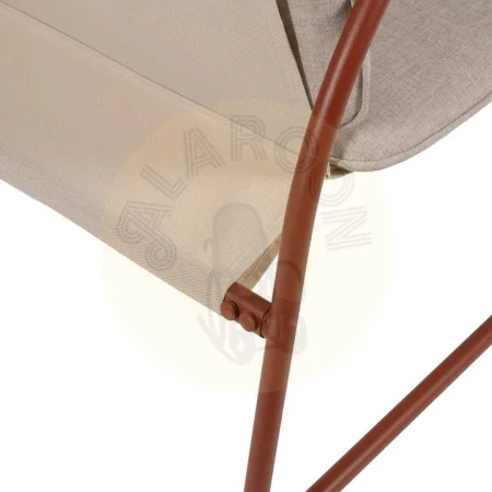 Conjunto de jardín en acero 1 sofá 2 sillones y mesa de centro con tablero de cristal templado 1x0x0cm - Ixia - 614444IX - foto-secundaria-11