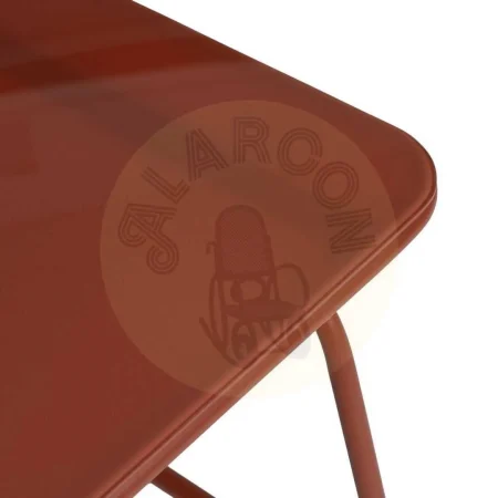 Conjunto de jardín en acero 1 sofá 2 sillones y mesa de centro con tablero de cristal templado 1x0x0cm - Ixia - 614444IX - foto-secundaria-4