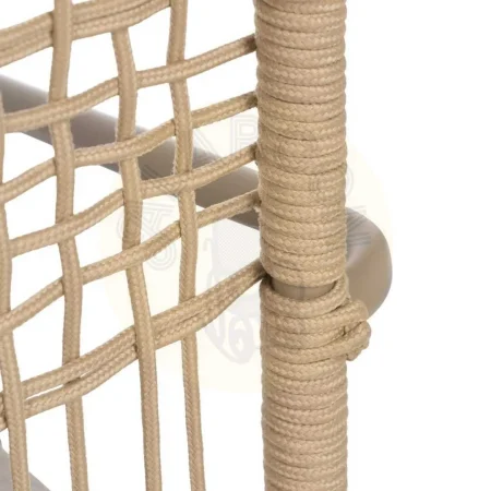 Silla de aluminio para exterior con cojín desenfundable tapizado en olefina relleno 4cm foam y algodón 58x62x85cm - Ixia - 614446IX - foto-secundaria-9
