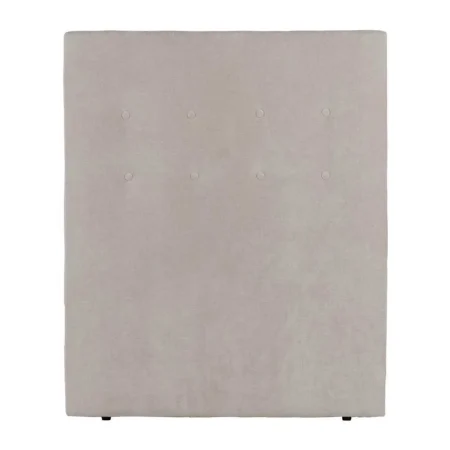Cabecero tapizado en tejido crema con relleno de fibra 300gr y estructura en DM 100x8x125cm - Ixia - 614469IX - foto-blanco