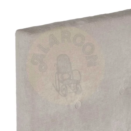 Cabecero tapizado en tejido crema con relleno de fibra 300gr y estructura en DM 100x8x125cm - Ixia - 614469IX - foto-secundaria-2