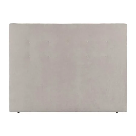 Cabecero en tejido crema con relleno de fibra para dormitorio 165x8x125cm - Ixia - 614470IX - foto-blanco
