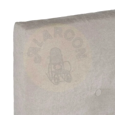 Cabecero en tejido crema con relleno de fibra para dormitorio 165x8x125cm - Ixia - 614470IX - foto-secundaria-2