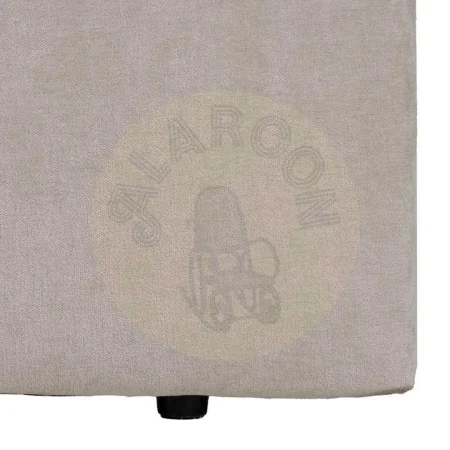 Cabecero en tejido crema con relleno de fibra para dormitorio 165x8x125cm - Ixia - 614470IX - foto-secundaria-4