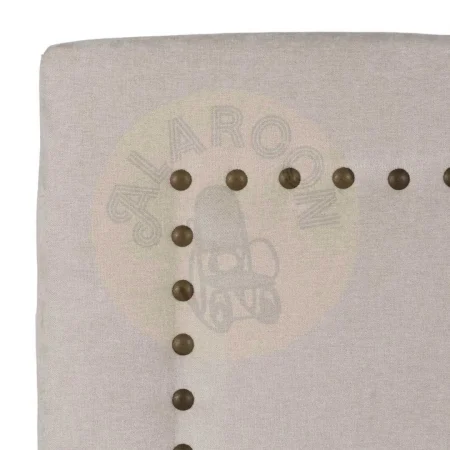 Cabecero crema en tejido para dormitorio 165x7x125cm - Ixia - 614471IX - foto-secundaria-1