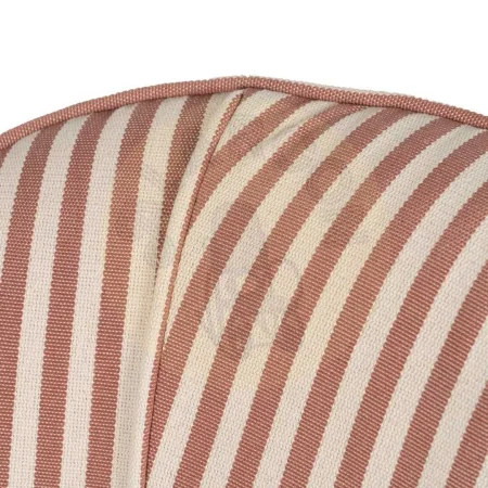 Sillón de rayas terracota en madera de caucho 54x64x73cm - Ixia - 614509IX - foto-secundaria-4